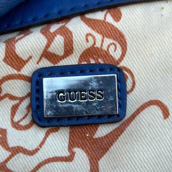 Vintage guess blue handbag - Picture 3 of 8
